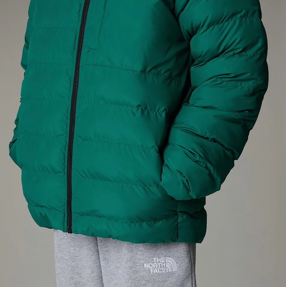 Clearance The North Face Vendbar Perrito Jakke Til Drenge Evergreen