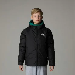 Clearance The North Face Vendbar Perrito Jakke Til Drenge Evergreen