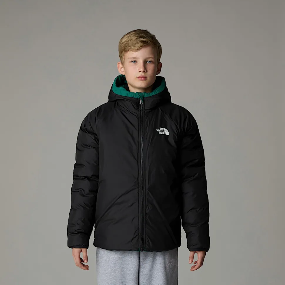 Clearance The North Face Vendbar Perrito Jakke Til Drenge Evergreen