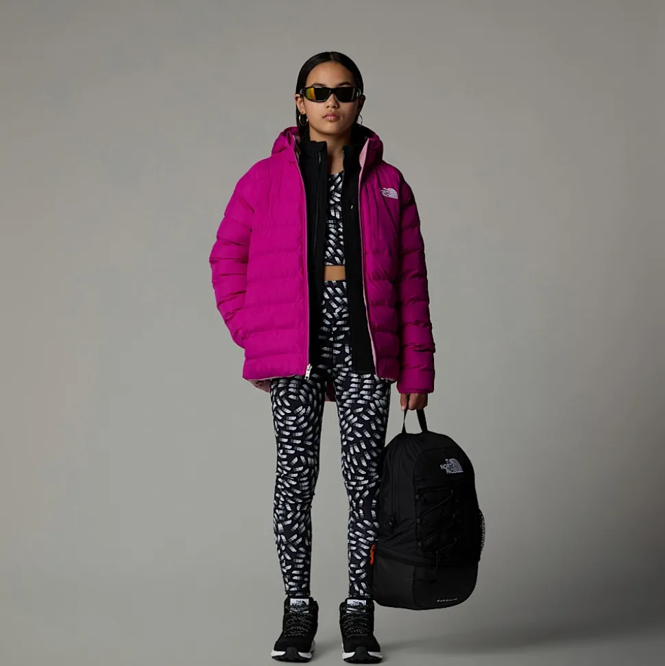 Hot The North Face Vendbar Perrito Jakke Til Piger Deep Mulberry