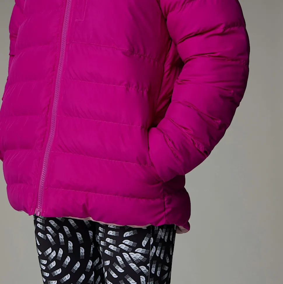 Hot The North Face Vendbar Perrito Jakke Til Piger Deep Mulberry