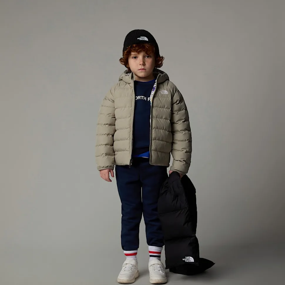 Store The North Face Vendbar Perrito Jakke Til Børn Clay Grey