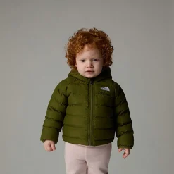 Cheap The North Face Vendbar Perrito Jakke Til Baby Forest Olive