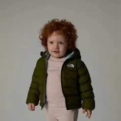 Cheap The North Face Vendbar Perrito Jakke Til Baby Forest Olive