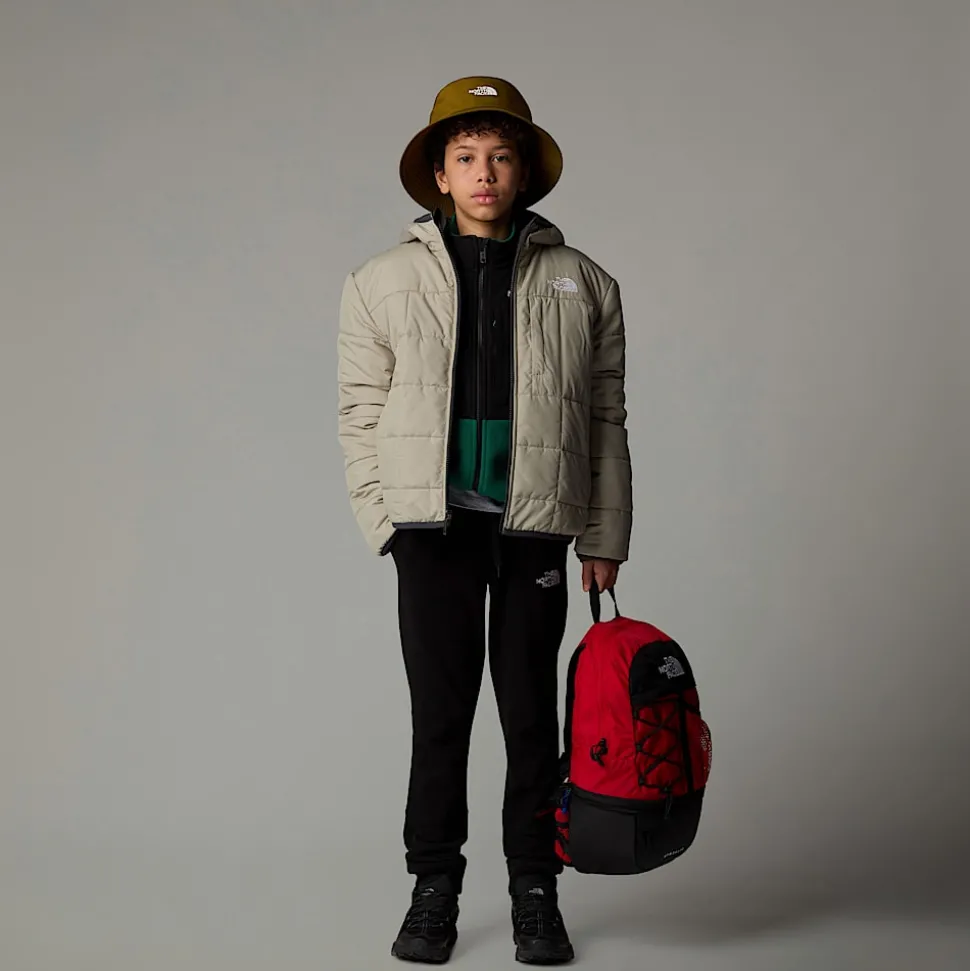 Clearance The North Face Vendbar Shasta Jakke Med Lynlås Og Hætte Til Drenge Clay Grey