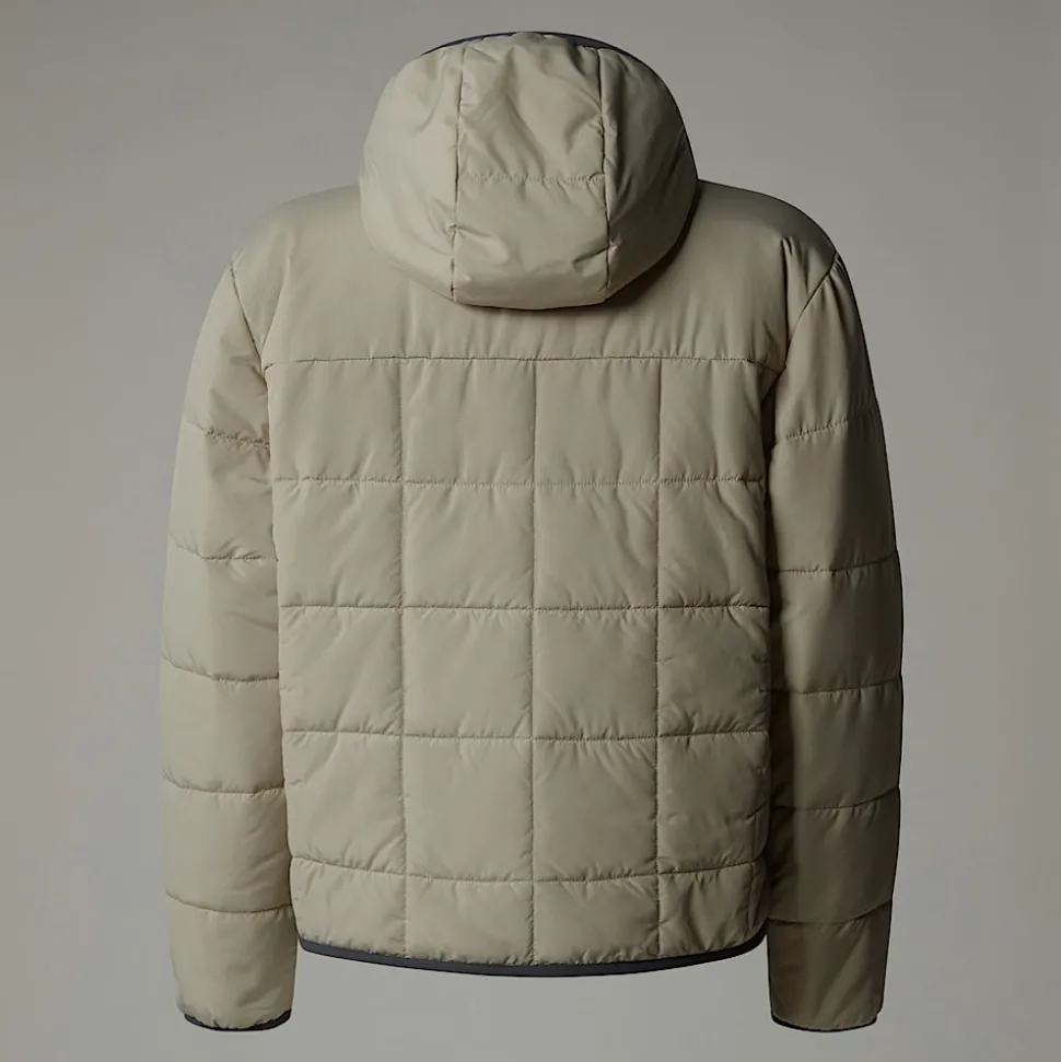 Clearance The North Face Vendbar Shasta Jakke Med Lynlås Og Hætte Til Drenge Clay Grey