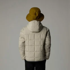 Clearance The North Face Vendbar Shasta Jakke Med Lynlås Og Hætte Til Drenge Clay Grey