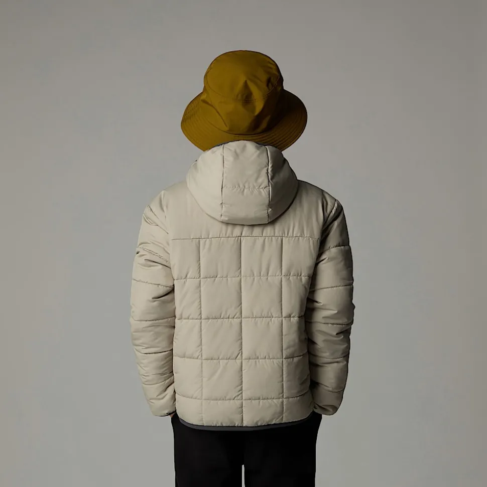 Clearance The North Face Vendbar Shasta Jakke Med Lynlås Og Hætte Til Drenge Clay Grey