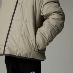 Clearance The North Face Vendbar Shasta Jakke Med Lynlås Og Hætte Til Drenge Clay Grey