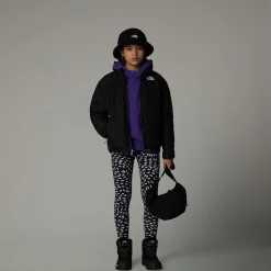 Hot The North Face Vendbar Shasta Jakke Med Lynlås Til Piger TNF Black