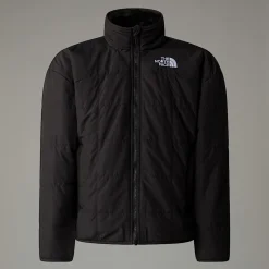 Hot The North Face Vendbar Shasta Jakke Med Lynlås Til Piger TNF Black