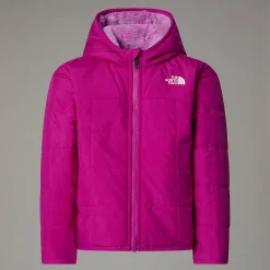 Sale The North Face Vendbar Shasta Jakke Med Lynlås Og Hætte Til Børn Deep Mulberry