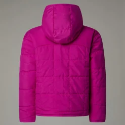 Sale The North Face Vendbar Shasta Jakke Med Lynlås Og Hætte Til Børn Deep Mulberry