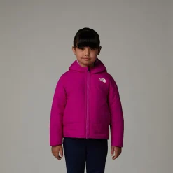 Sale The North Face Vendbar Shasta Jakke Med Lynlås Og Hætte Til Børn Deep Mulberry