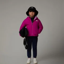 Sale The North Face Vendbar Shasta Jakke Med Lynlås Og Hætte Til Børn Deep Mulberry