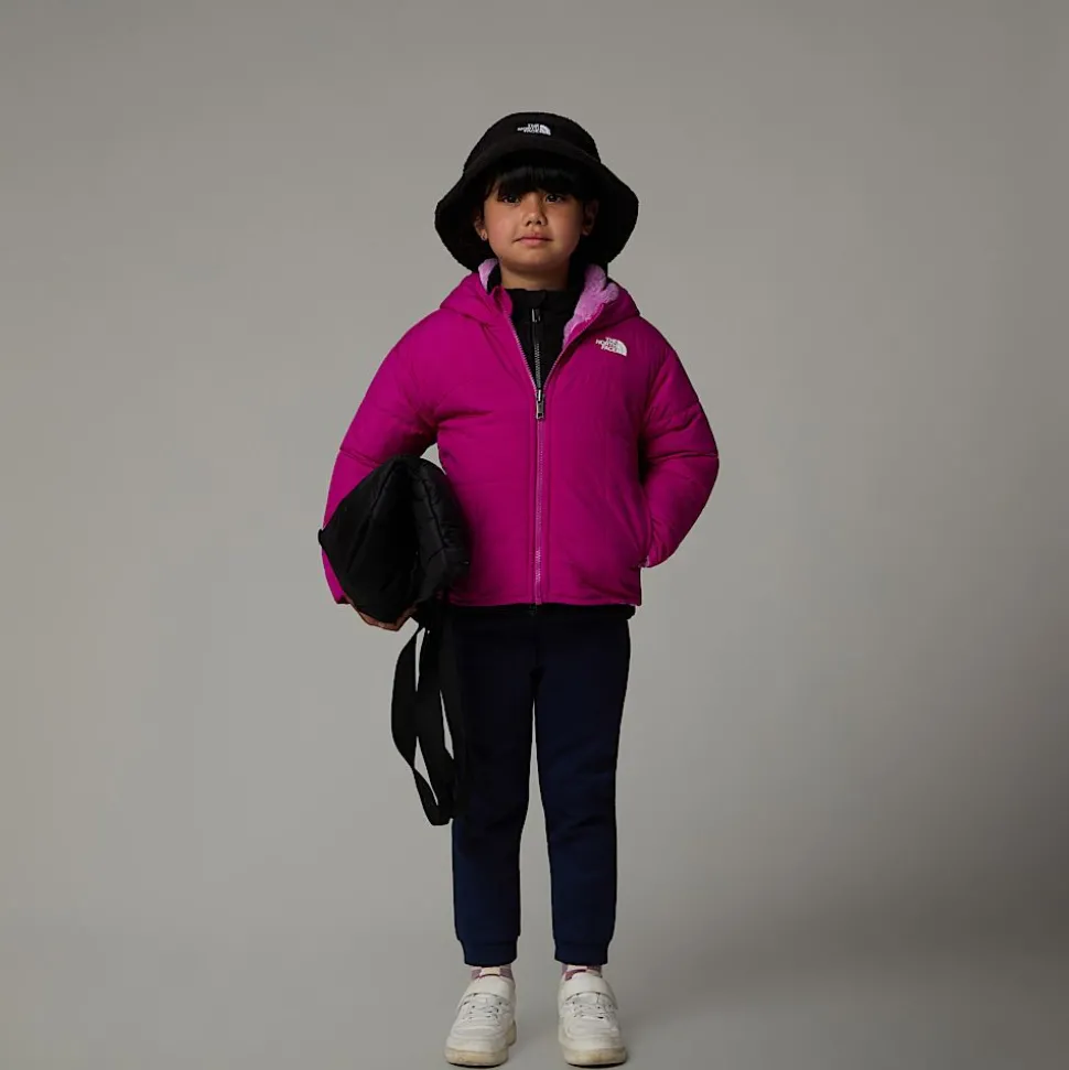 Sale The North Face Vendbar Shasta Jakke Med Lynlås Og Hætte Til Børn Deep Mulberry