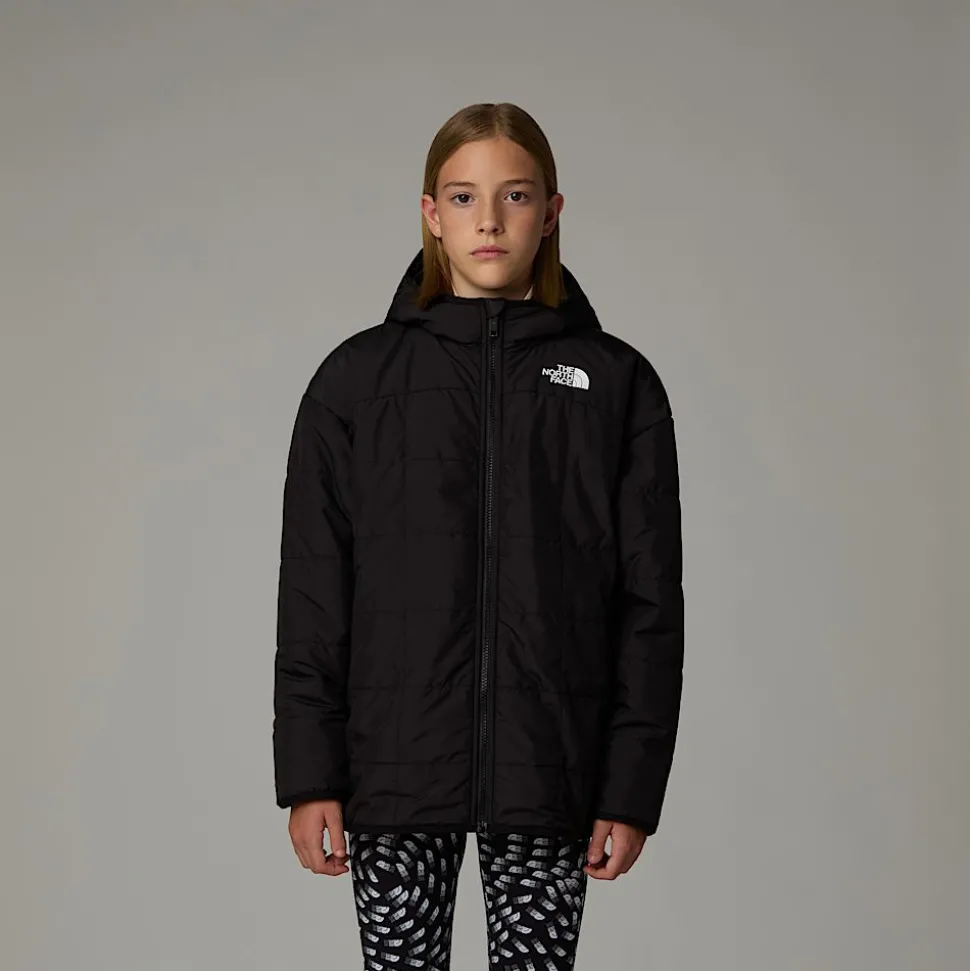 Sale The North Face Vendbar Shasta Parka Med Hætte Til Piger TNF Black