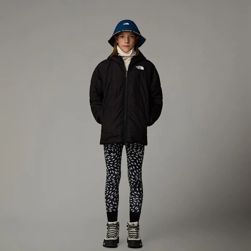 Sale The North Face Vendbar Shasta Parka Med Hætte Til Piger TNF Black