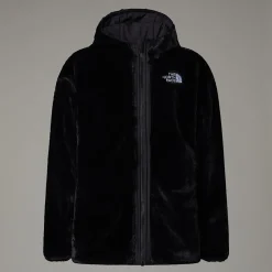 Sale The North Face Vendbar Shasta Parka Med Hætte Til Piger TNF Black