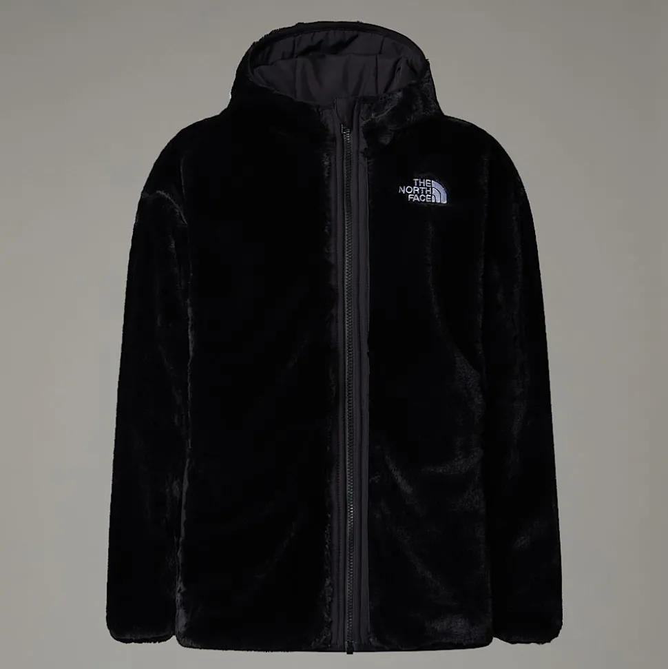 Sale The North Face Vendbar Shasta Parka Med Hætte Til Piger TNF Black