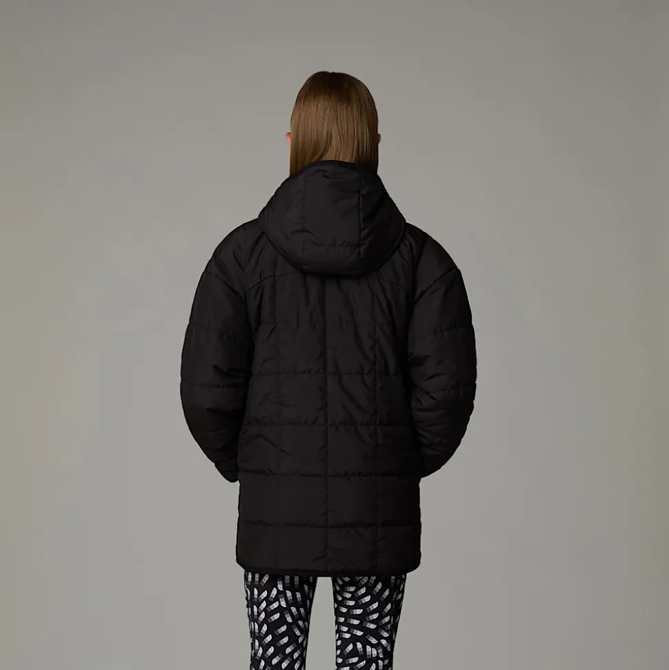 Sale The North Face Vendbar Shasta Parka Med Hætte Til Piger TNF Black