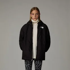 Sale The North Face Vendbar Shasta Parka Med Hætte Til Piger TNF Black