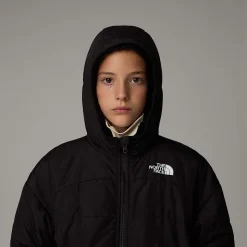 Sale The North Face Vendbar Shasta Parka Med Hætte Til Piger TNF Black