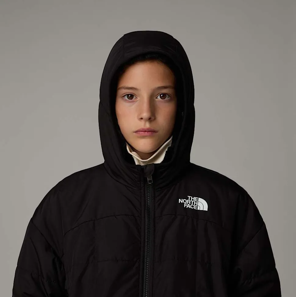 Sale The North Face Vendbar Shasta Parka Med Hætte Til Piger TNF Black