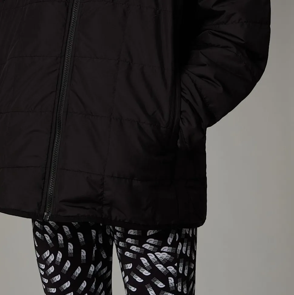 Sale The North Face Vendbar Shasta Parka Med Hætte Til Piger TNF Black