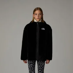 Sale The North Face Vendbar Shasta Parka Med Hætte Til Piger TNF Black