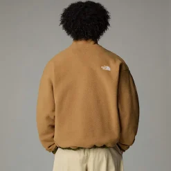 Clearance The North Face Vendbar Yumiori Fleecejakke Til Herrer Forest Olive-Utility Brown