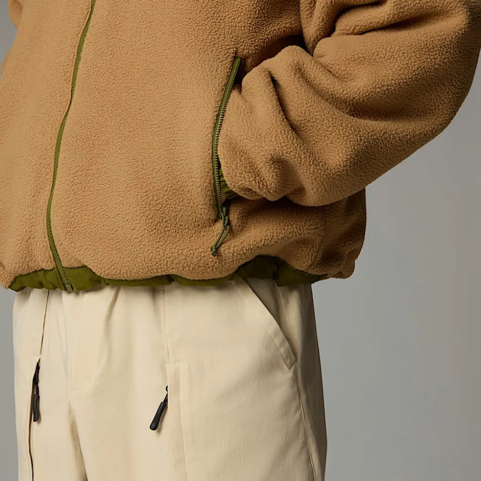 Clearance The North Face Vendbar Yumiori Fleecejakke Til Herrer Forest Olive-Utility Brown