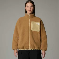 Fashion The North Face Vendbar Yumiori Fleecejakke Til Damer Khaki Stone-Utility Brown