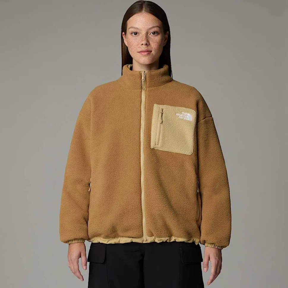 Fashion The North Face Vendbar Yumiori Fleecejakke Til Damer Khaki Stone-Utility Brown