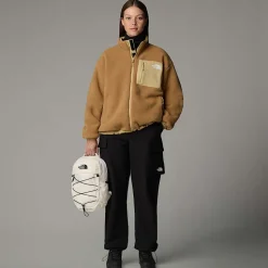 Fashion The North Face Vendbar Yumiori Fleecejakke Til Damer Khaki Stone-Utility Brown