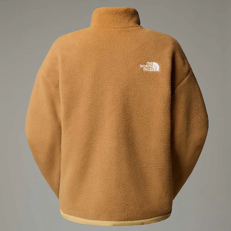 Fashion The North Face Vendbar Yumiori Fleecejakke Til Damer Khaki Stone-Utility Brown