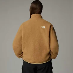 Fashion The North Face Vendbar Yumiori Fleecejakke Til Damer Khaki Stone-Utility Brown