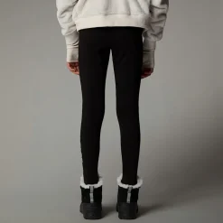 Outlet The North Face Vertical Graphic Leggings Til Piger TNF Black