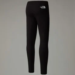 Outlet The North Face Vertical Graphic Leggings Til Piger TNF Black