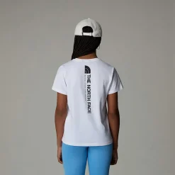 Hot The North Face Vertical Graphic Relaxed T-shirt Til Piger TNF White