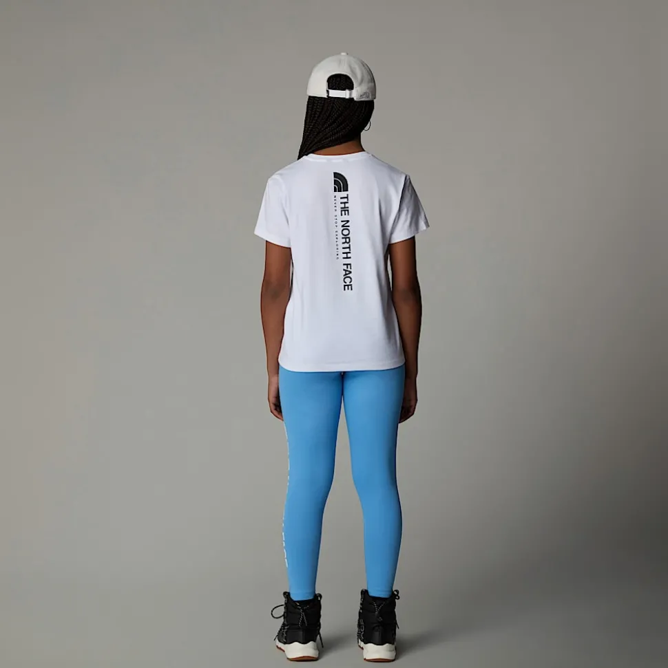 Hot The North Face Vertical Graphic Relaxed T-shirt Til Piger TNF White