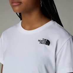 Hot The North Face Vertical Graphic Relaxed T-shirt Til Piger TNF White