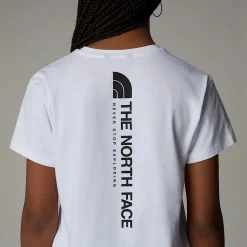 Hot The North Face Vertical Graphic Relaxed T-shirt Til Piger TNF White