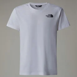 Hot The North Face Vertical Graphic Relaxed T-shirt Til Piger TNF White