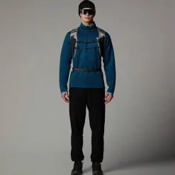 Outlet The North Face Vertical Thermal Fleece Med Kvart Lynlås Til Herrer Midnight Petrol