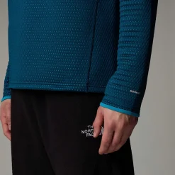 Outlet The North Face Vertical Thermal Fleece Med Kvart Lynlås Til Herrer Midnight Petrol