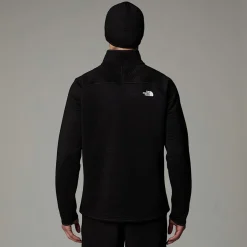 Fashion The North Face Vertical Thermal Fleece Med Kvart Lynlås Til Herrer TNF Black