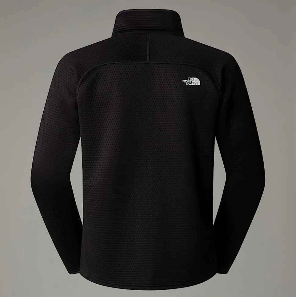 Fashion The North Face Vertical Thermal Fleece Med Kvart Lynlås Til Herrer TNF Black