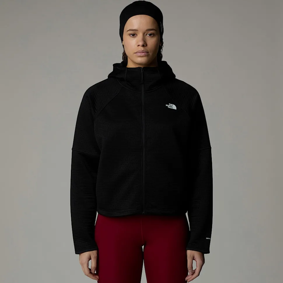 Flash Sale The North Face Vertical Thermal Jakke Med Lynlås Og Hætte Til Damer TNF Black