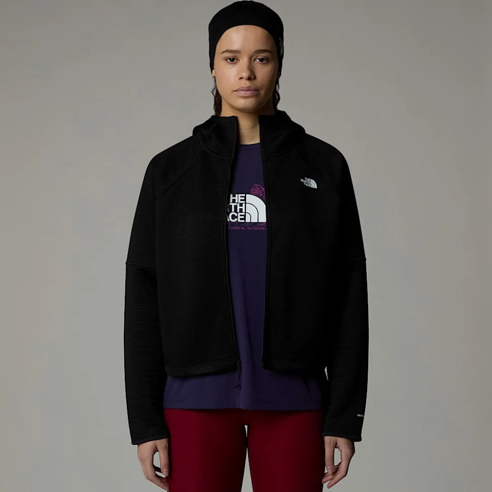 Flash Sale The North Face Vertical Thermal Jakke Med Lynlås Og Hætte Til Damer TNF Black
